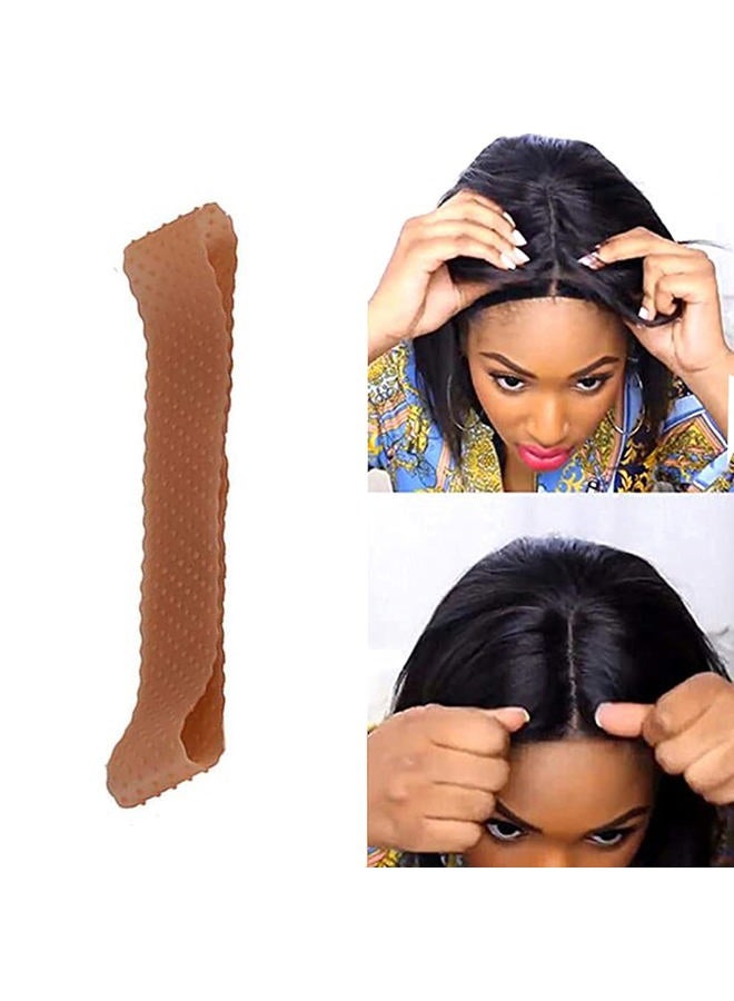 Yuriait Wig Grip Band, Dark Brown, 1 Pack - Silicone Headband for Keeping Wigs in Place, Wig Grips for Women, Comfortable and Protective, Stretchable, Easy to Wear, Suitable for All Head Circumstances - Image 1