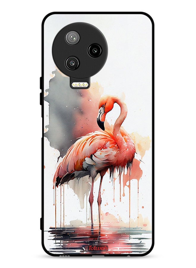 Tolwak Infinix Note 12 Pro 4G Protective Case Cover Tropical Watercolor Art - Image 1