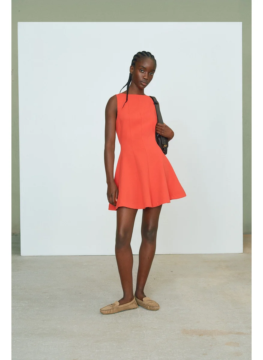 H&M Flared-Skirt Dress