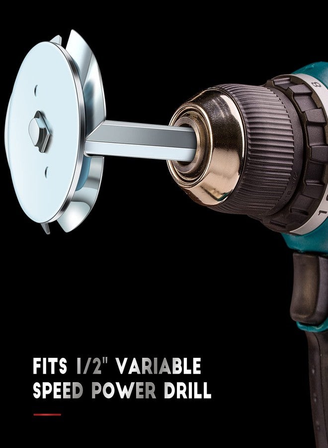 Dreyoo واقي مقبس تركيبات السباكة من مادة PVC، قاطع مواسير PVC لإزالة SCH 40 من المحور، مناسب لمثقاب كهربائي بسرعة متغيرة 1/2 بوصة، واقي مقبس داخلي لأنبوب ABS PVC (2 بوصة) - Image 4