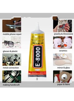 Generic E8000 Clear Welding Firm and Flexible 110ml Versatile Welding Clothes Glass Plastic Shoes Waterproof  - Image 2