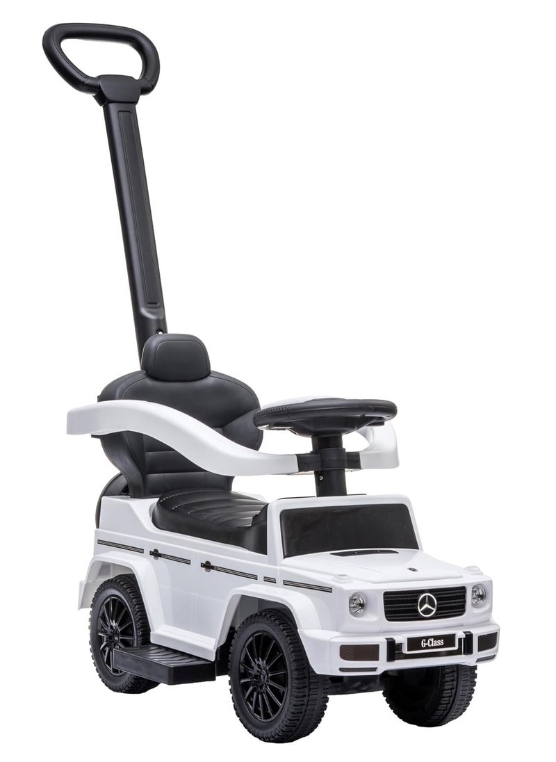 Mercedes-Benz Mercedes Benz G-Wagon 3 in 1 Push Car for Kids LB 3388H, Ride-on with Rotating Handlebar, Storage, Comfortable Foot-Rest, Riding Vehicle, Musical Steering, Baby Car for Kids 1 to 3 Years  - Image 2