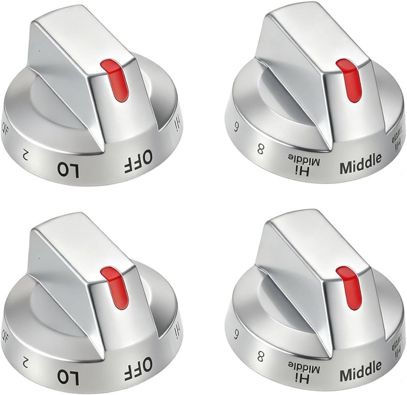HUAREW مقبض عجلة موقد الموقد DG94-03500V DG94-03500W DG94-03500A/Z، متوافق مع مواقد سامسونج الكهربائية NE63T8111SS NE63T8311SS NE63BG8315SS - Image 1