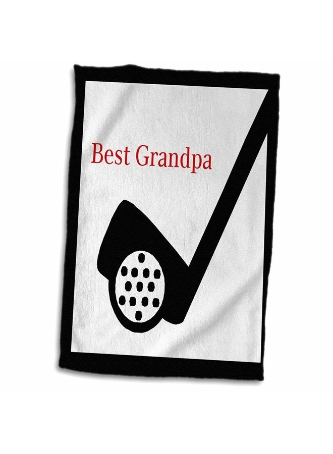 3DROSE 3D Rose Grandpa n Golf TWL_19982_1 Towel, 15" x 22" - Image 1