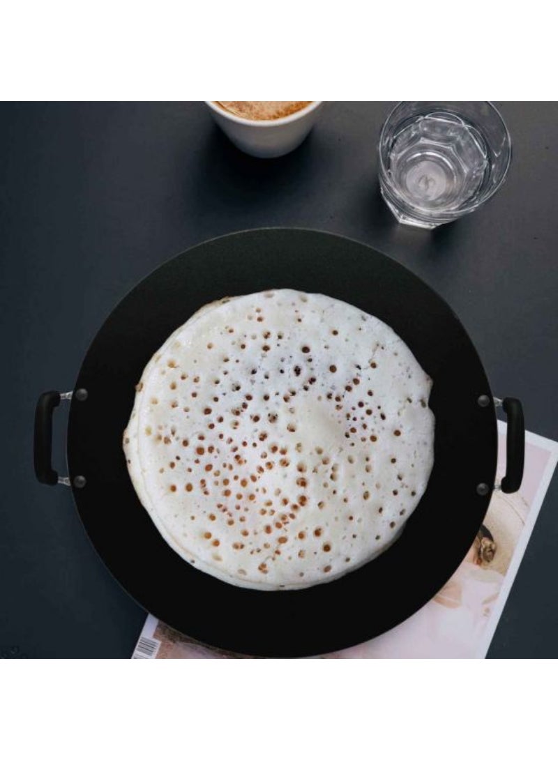 Top Pick مقلاة مسطحة غير لاصقة (طاوة) دائرية بدرجة حرارة مريحة