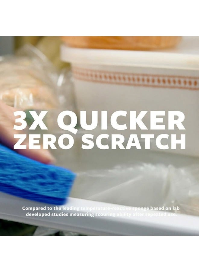 3M Scotch-Brite No-Scratch Multi-Purpose Scrub Sponge, 3 Count - Image 3