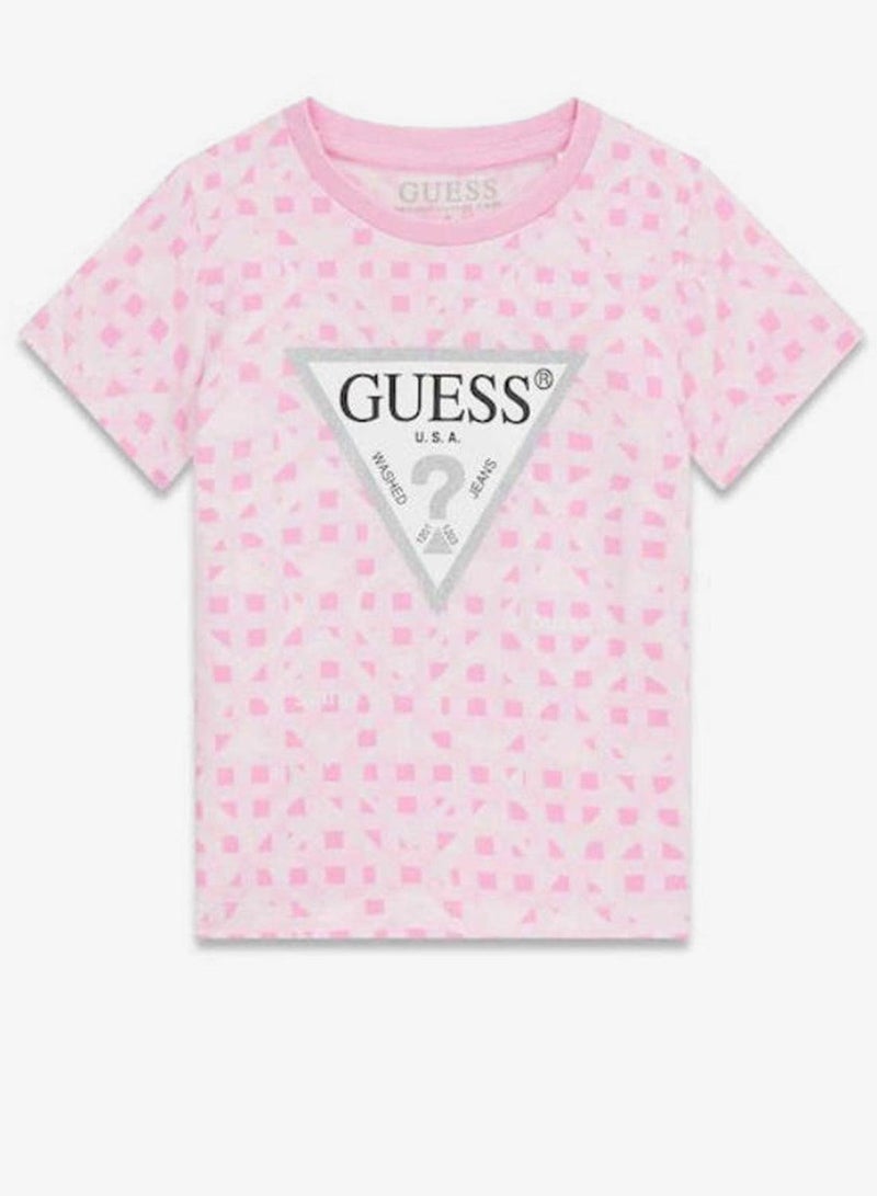 GUESS Infant Graphic Crew Neck T-Shirt - Image 5