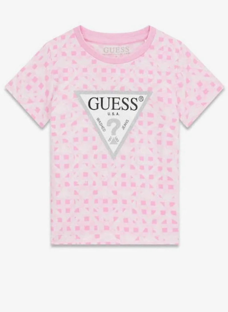 GUESS Infant Graphic Crew Neck T-Shirt