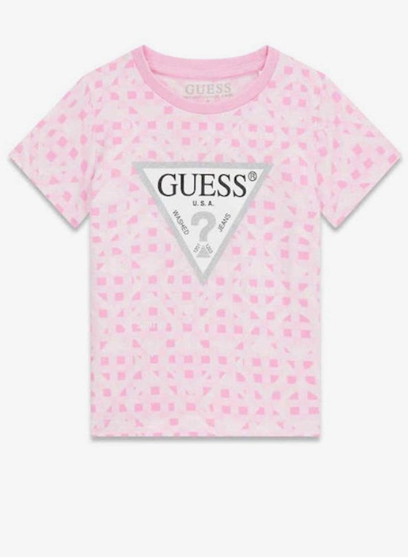 GUESS Infant Graphic Crew Neck T-Shirt - Image 2