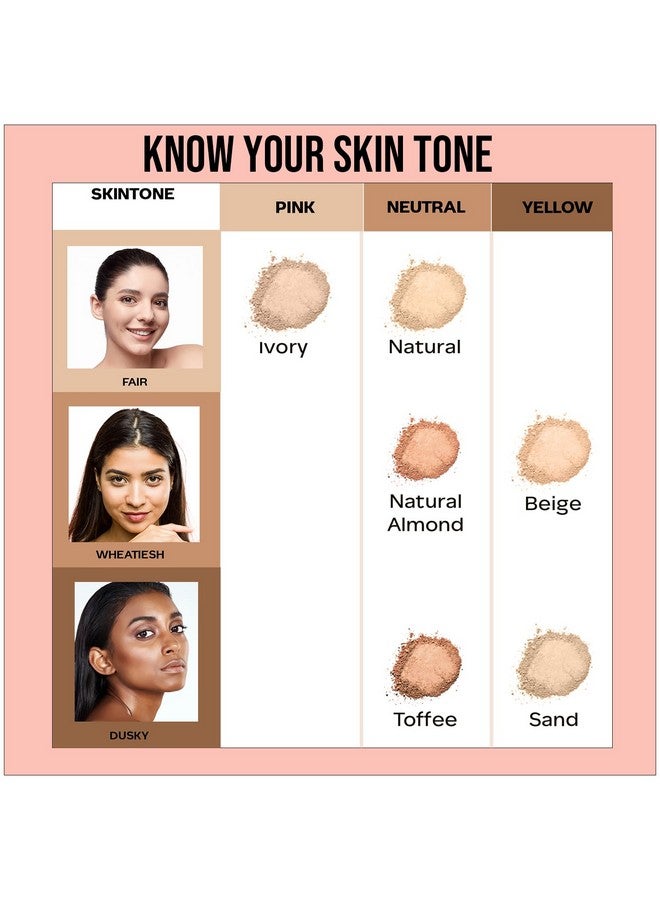 Facescanada Faces Canada Weightless Stay Matte Finish Compact Powder - Ivory, 9 G | Non Oily Matte Look | Evens Out Complexion | Hides Imperfections | Blends Effortlessly | Pressed Powder For All Skin Types - Image 4