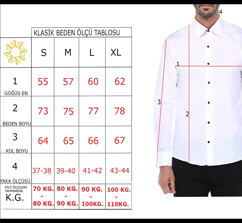 فاريتا Classic Cut Cotton Men's Shirt