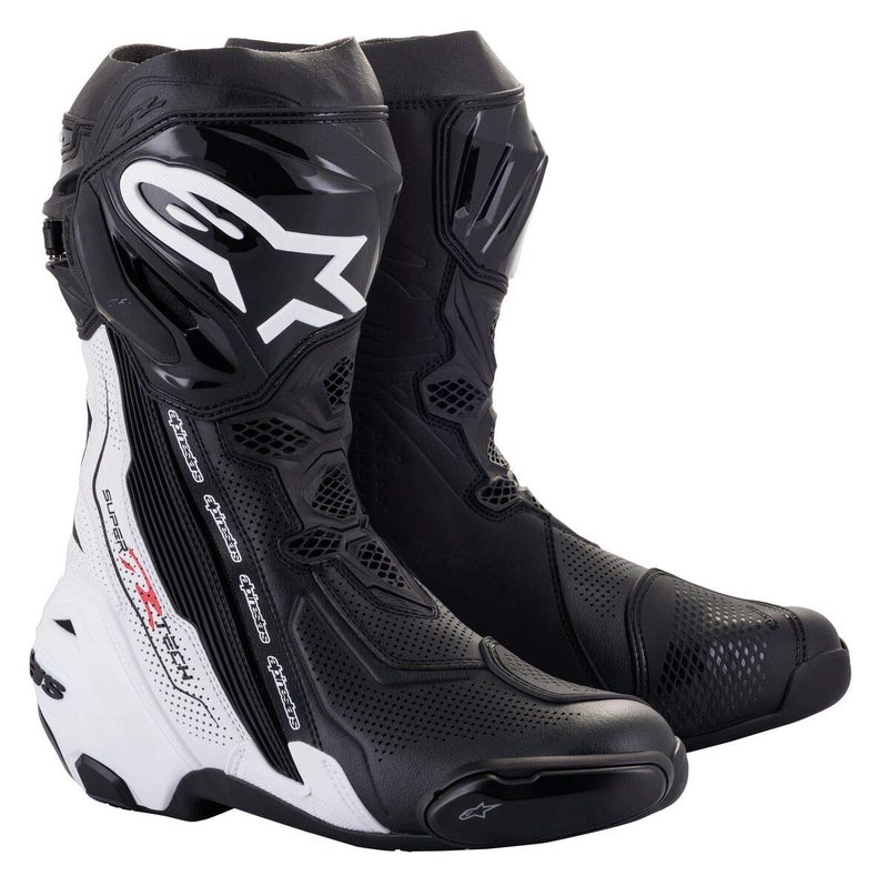 Alpinestars حذاء Alpinestars Supertech R المهوى - أسود/أبيض - 45 - Image 3