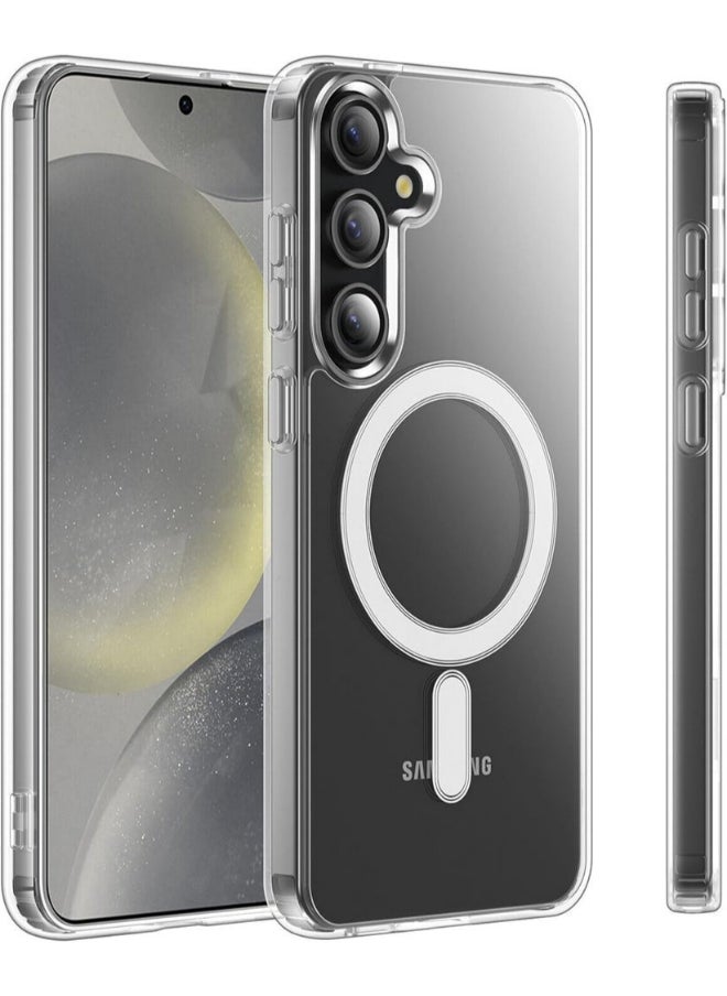 Protect PROTECT Premium Magnetic Phone Case for Samsung S25 Plus | Clear, Anti-Scratch, Full Protection, Wireless Charging Compatible, High Quality – Model: MSAMS25P  - Image 3