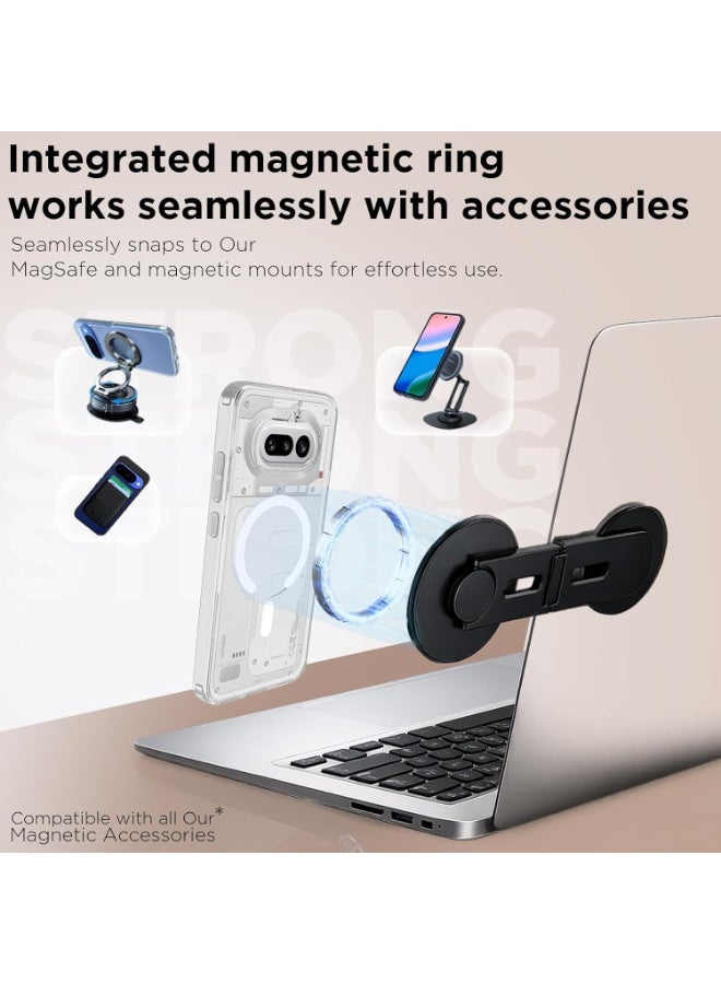 YoYoTech For Nothing Phone 4a Magsafe Case Transparent Clear Case [Support Wireless Charging] Hard PC Back TPU Edge Shockproof Protective Cover for Nothing Phone 4a 5G 6.78' 2025. - Image 5