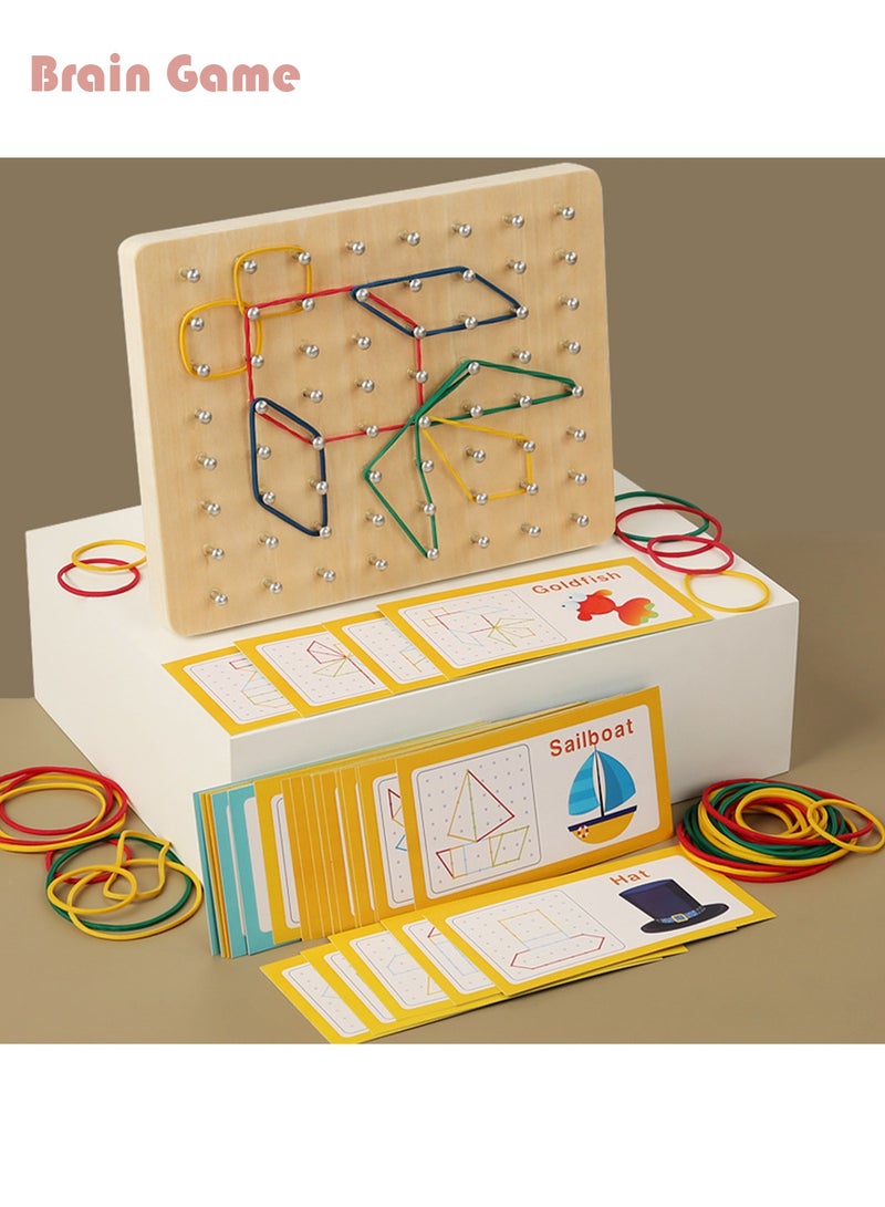 Wooden Children's Creative Jigsaw Puzzle Educational Toy - Image 1