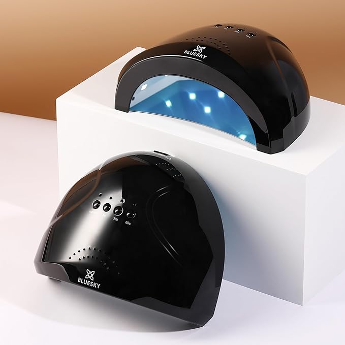 Bluesky Professional LED and UV Light Nail Lamp for Gel Polish Curing 24W Professional Nail Dryer with 2 Timers Auto Sensor UK Plug Black - Image 2