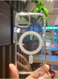 MagSafe Apple Wireless Charging Transparent Magnetic Phone Case Shockproof Protective Case