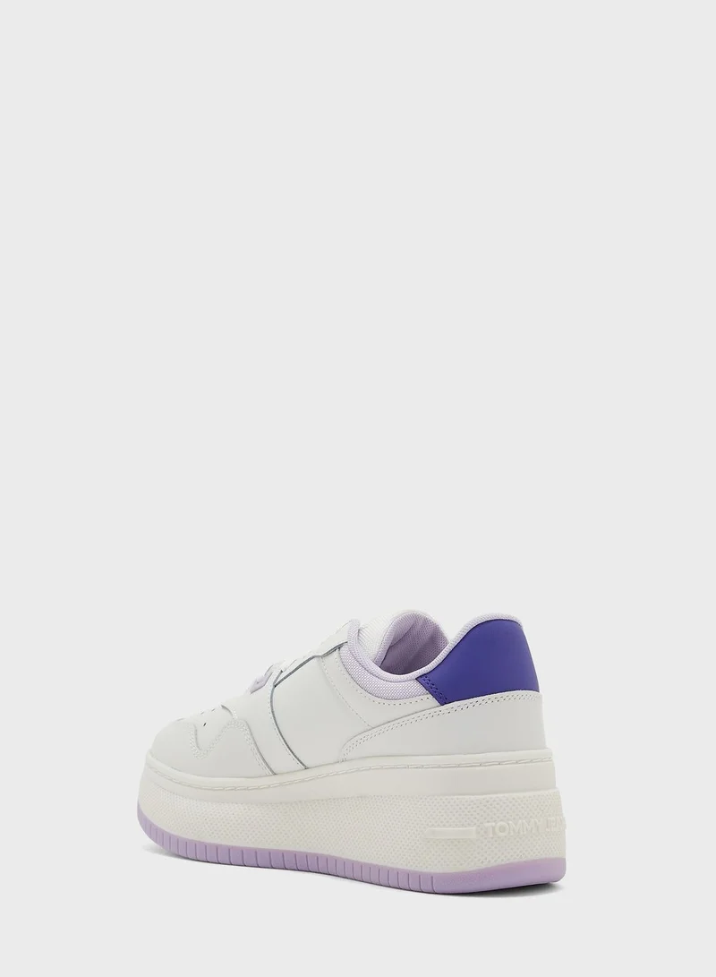 TOMMY JEANS Retro Basket Flatform High Top Sneakers