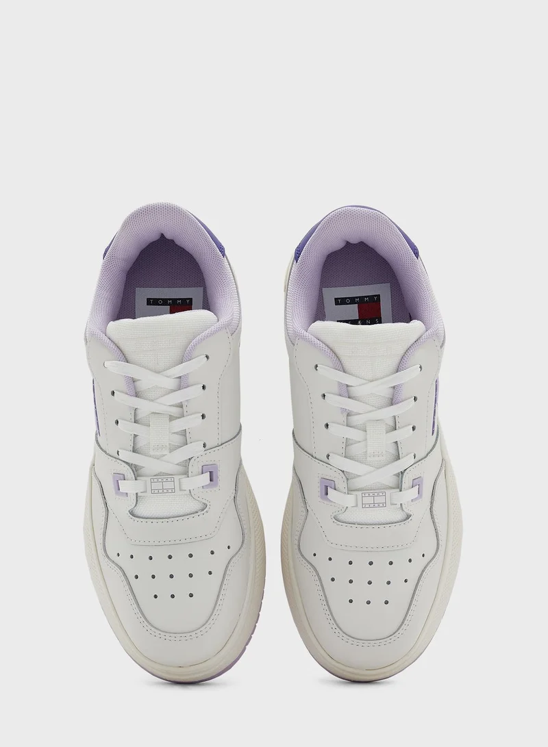 TOMMY JEANS Retro Basket Flatform High Top Sneakers