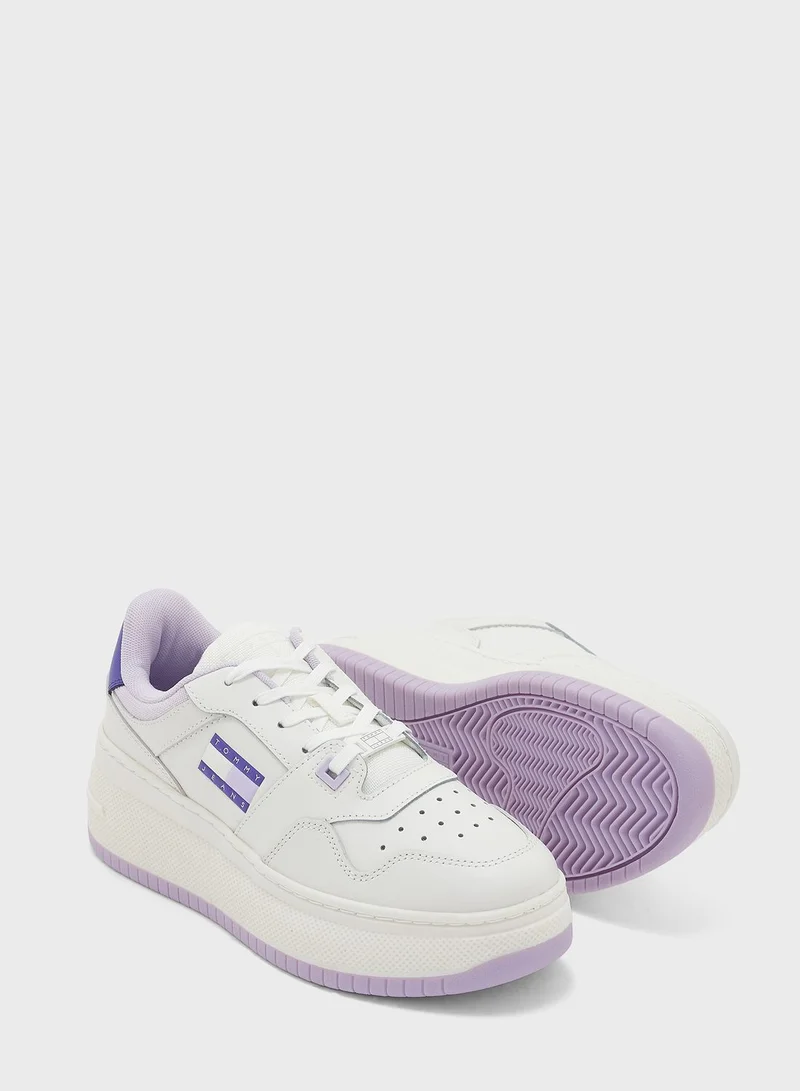 TOMMY JEANS Retro Basket Flatform High Top Sneakers