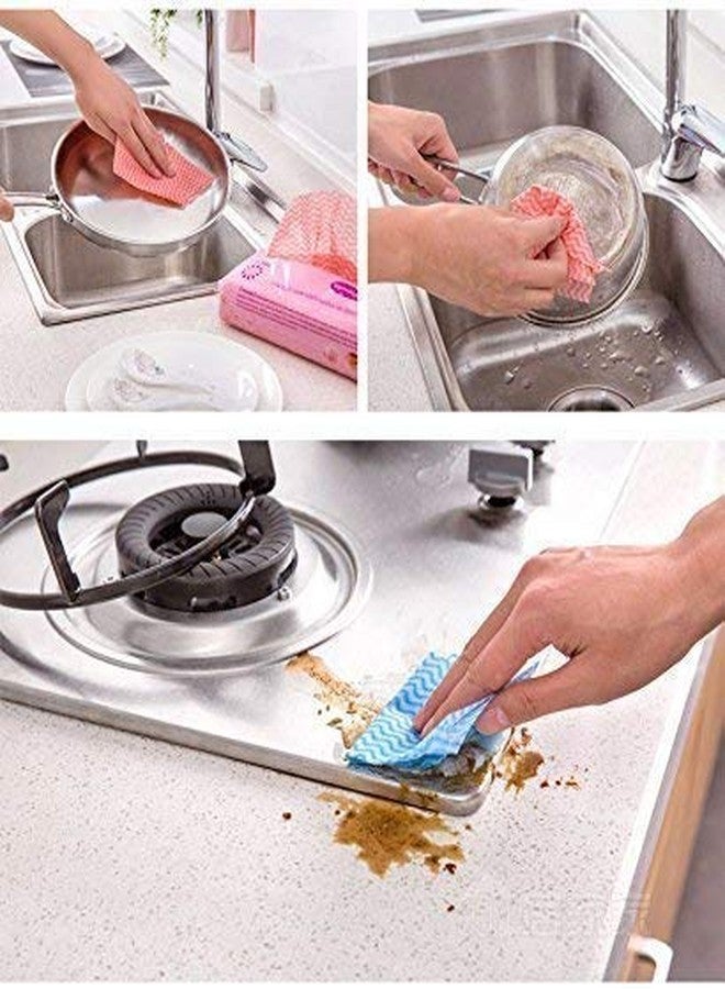 Nirvisha Aag na Disposable Kitchen Non-woven Fabric Washable Clean Cloth Wipes Roll - Image 4