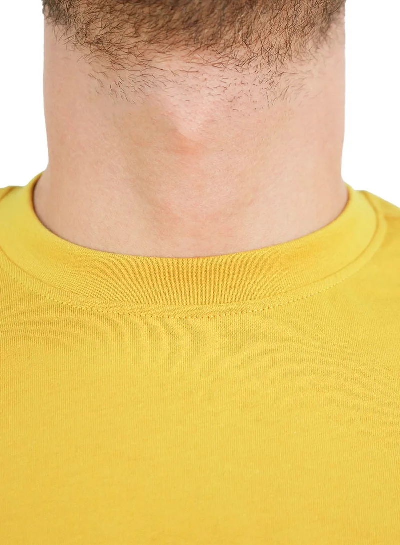 GIORDANO  Men's Giordano Cotton Crewneck Slim Fit Tee - Short Sleeve for Men | Best Price UAE