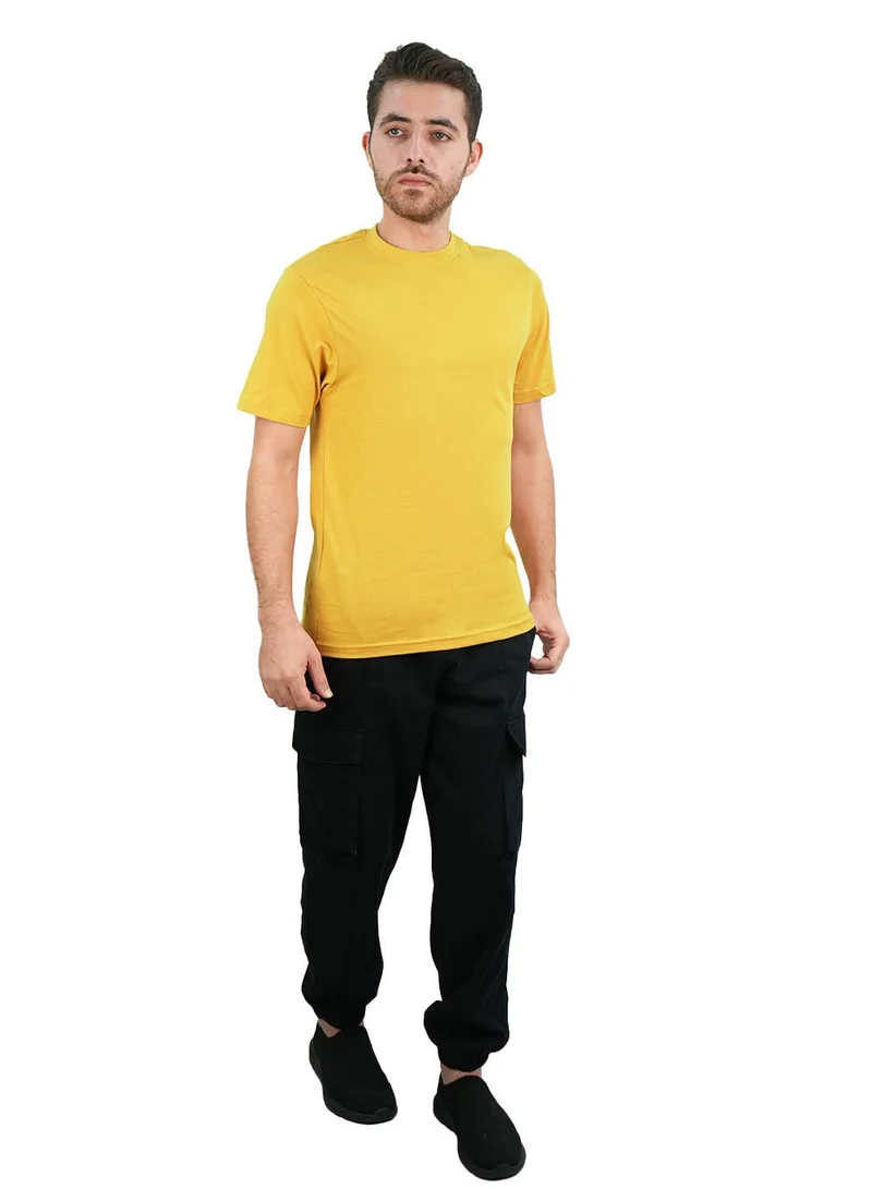 GIORDANO  Men's Giordano Cotton Crewneck Slim Fit Tee - Short Sleeve for Men | Best Price UAE