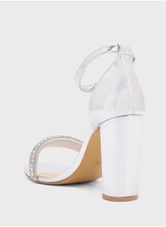 Ginger Block Heel Sandal With Embellished Strap  - Image 3