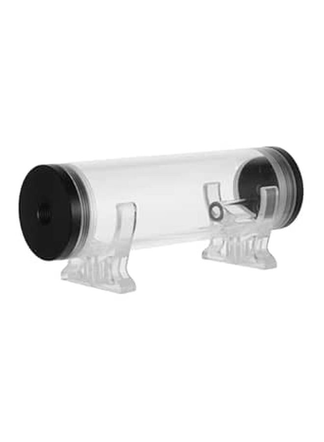 Black PC Water Cooling Reservoir Tank Thread Cylinder Temperature Resistant All Systems - Image 1