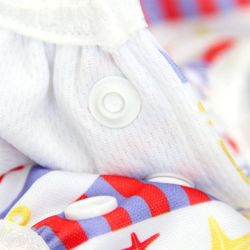 Langsprit 3 Pack Swim Diaper for Baby & Toddle,Reuseable Washable Diaper Swim for Swimming Lesson & Baby Shower Gifts - Image 5