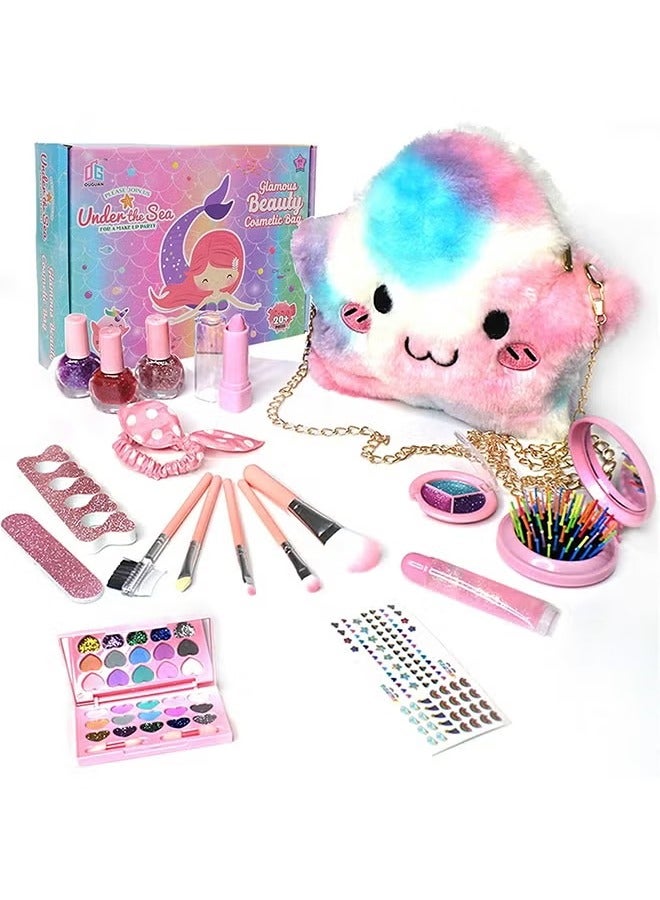 Girls Princess Makeup Set | Non-Toxic Cosmetic Set with Play Makeup | PlayHouse Beauty Toys - Perfect Birthday Gift - Image 1