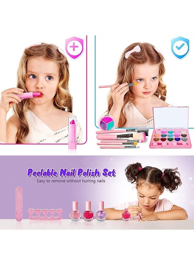Girls Princess Makeup Set | Non-Toxic Cosmetic Set with Play Makeup | PlayHouse Beauty Toys - Perfect Birthday Gift - Image 3