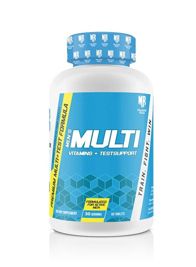 Muscle Rulz Multivitamin+Test 60 Tablets