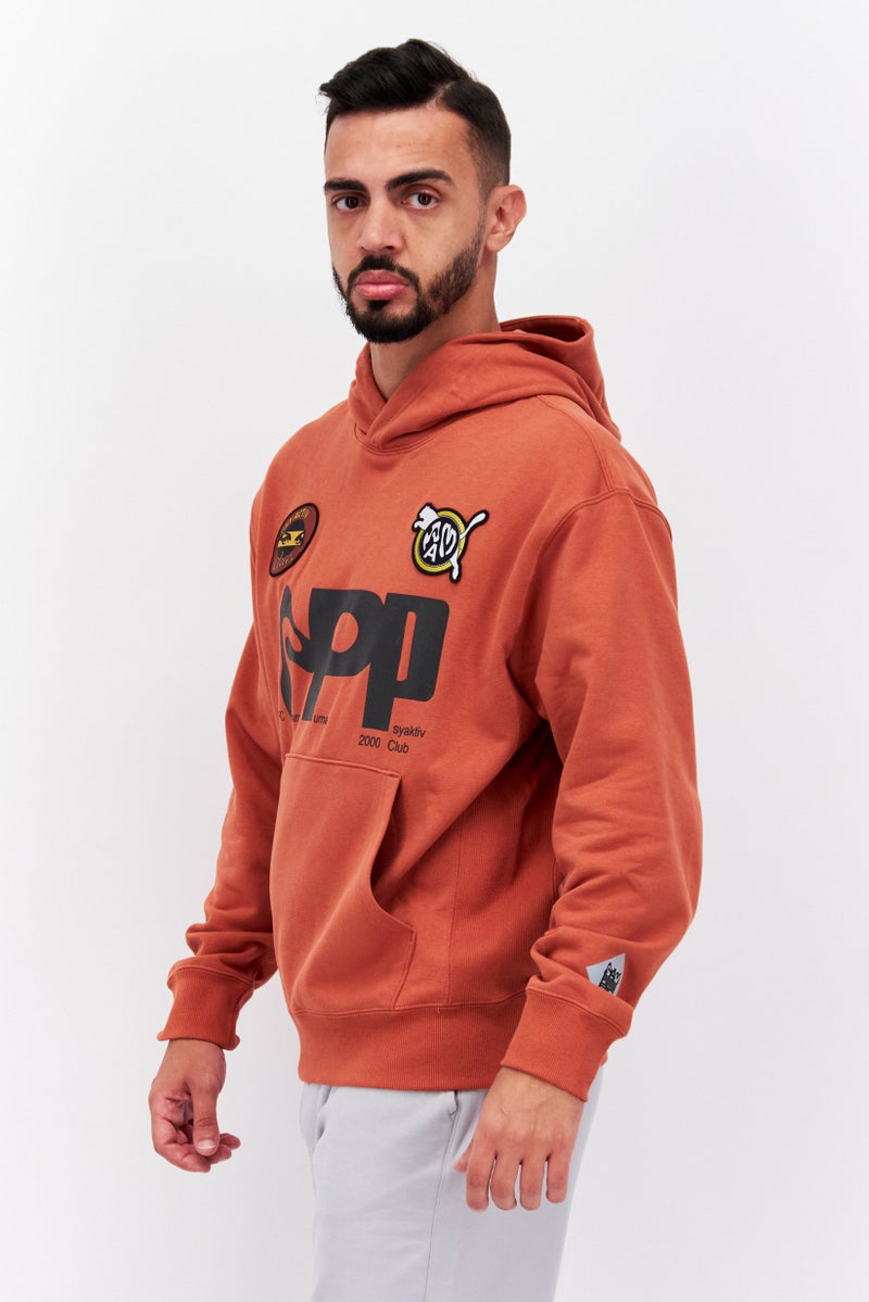 PUMA Puma x Perks And Mini Men Sportswear Fit Long Sleeve Outdoor Hoodie, Rust Brown  - Image 2