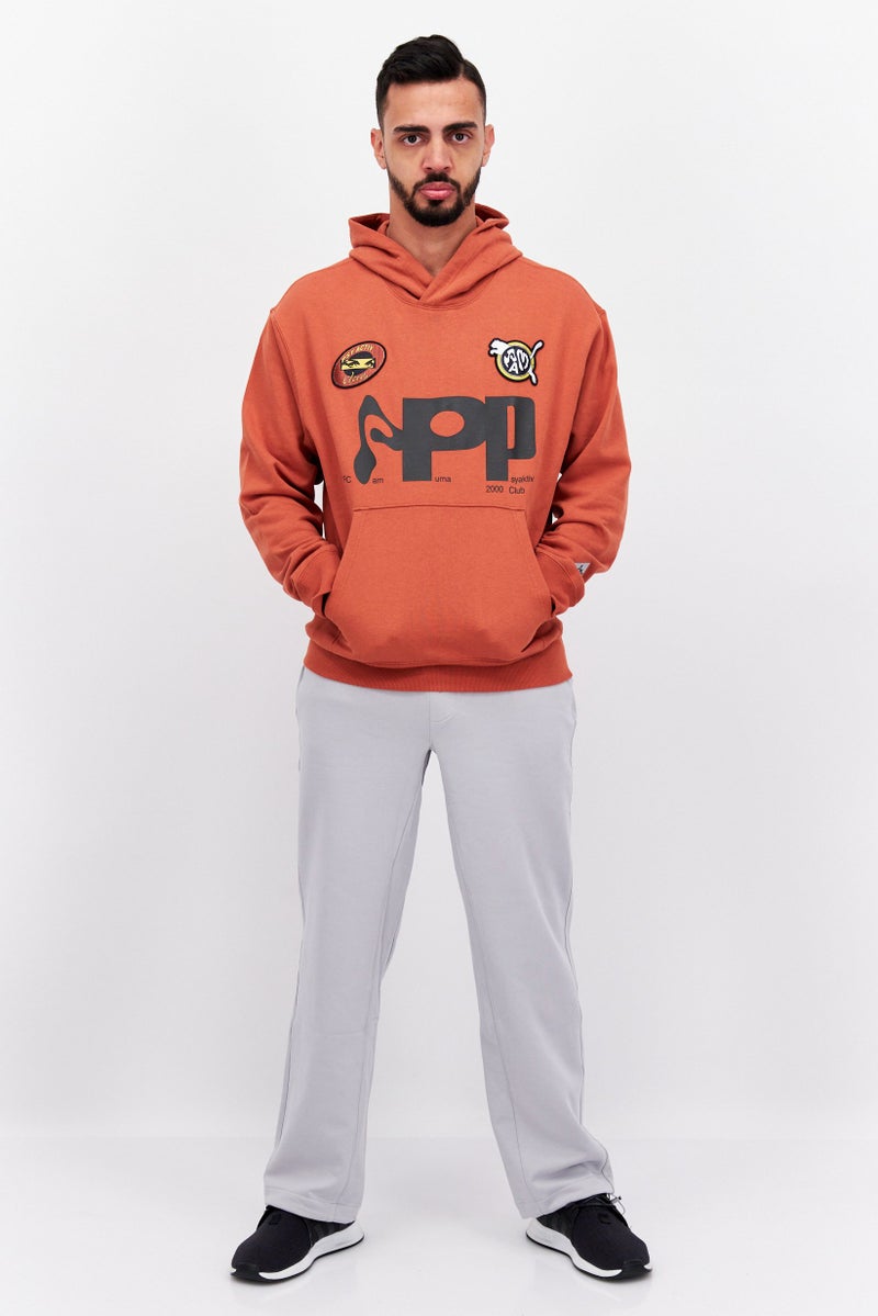 PUMA Puma x Perks And Mini Men Sportswear Fit Long Sleeve Outdoor Hoodie, Rust Brown  - Image 4