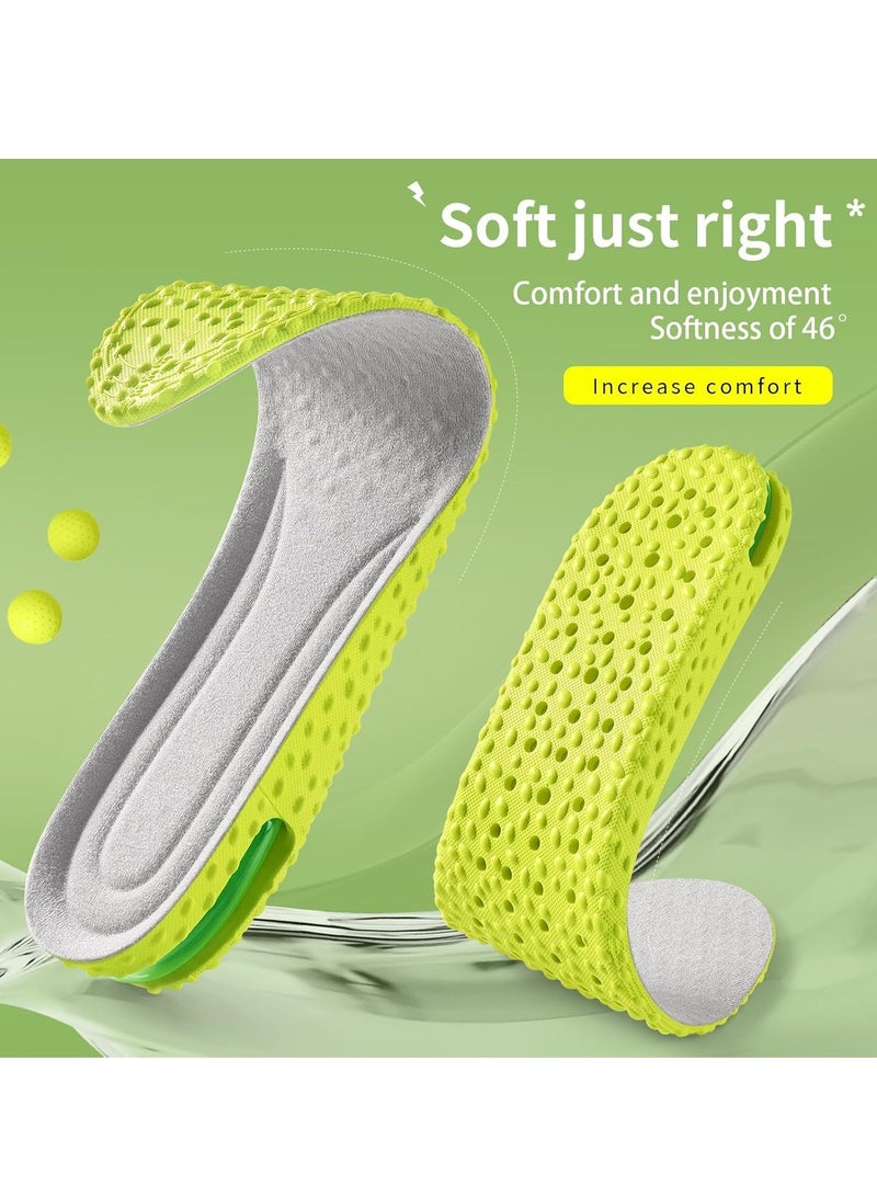 GUDOO ارتفاع زيادة النعال وسادة هوائية نعال حذاء أطول إدراج كعب للرجال والنساء كعب توسيد امتصاص الصدمات تخفيف آلام القدم - Image 2
