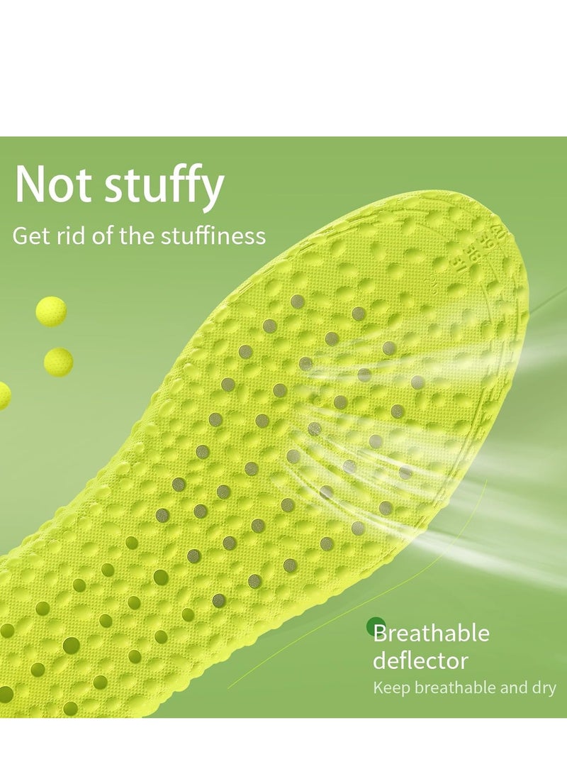 GUDOO ارتفاع زيادة النعال وسادة هوائية نعال حذاء أطول إدراج كعب للرجال والنساء كعب توسيد امتصاص الصدمات تخفيف آلام القدم - Image 4