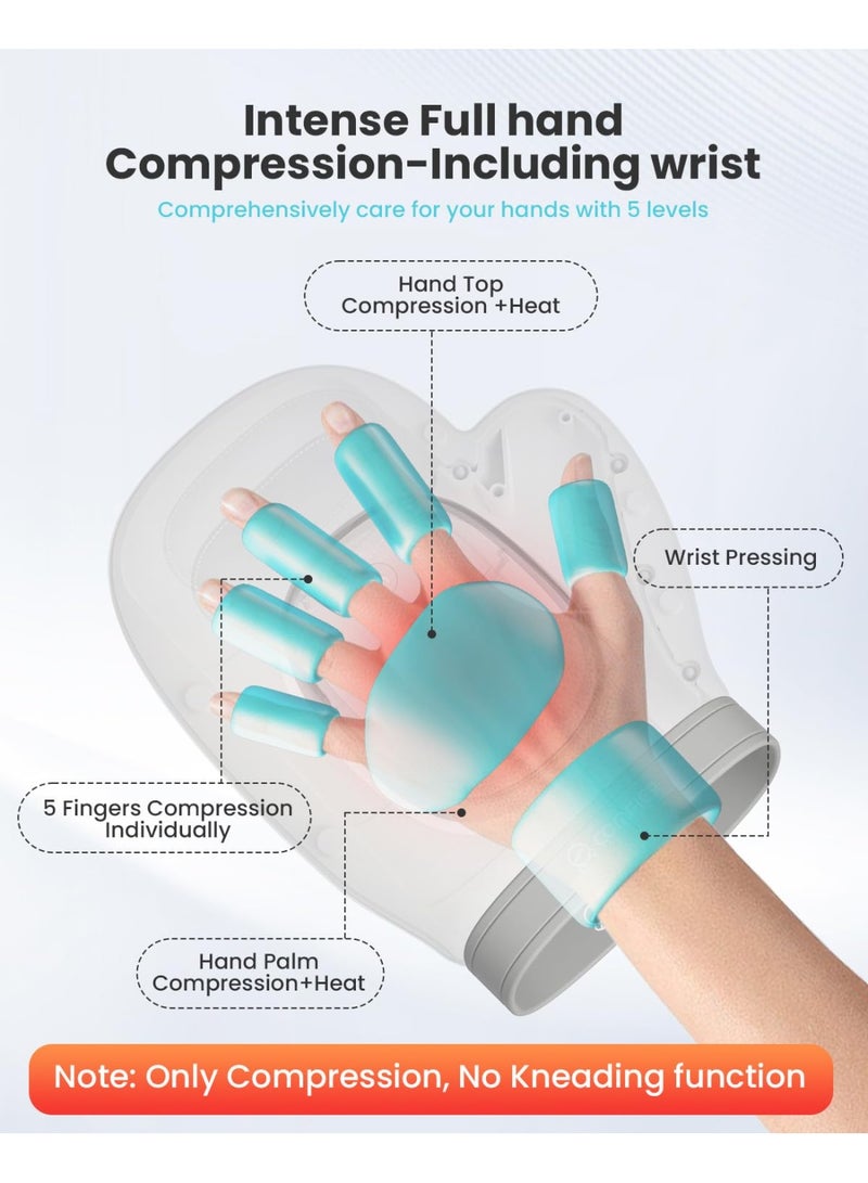 COMFIER Cordless Hand Massager for Arthritis and Carpal Tunnel,2025 Updated Hand Massager with Heat and Compression,Wrist Massager,Bigger Electric Hand Massage - Image 5