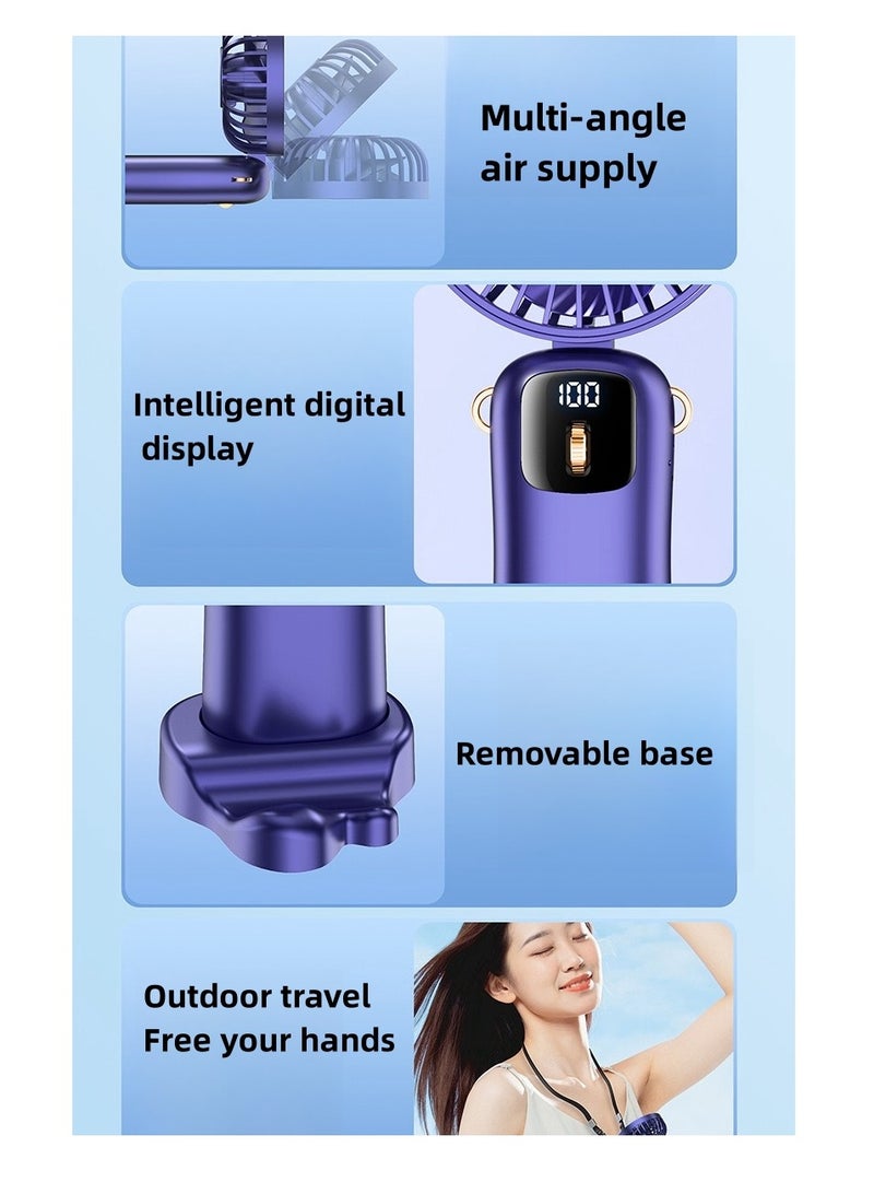 USB Handheld Folding Mini Fan - Image 4