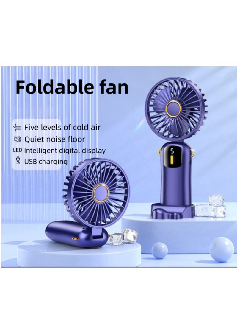 USB Handheld Folding Mini Fan - Image 5