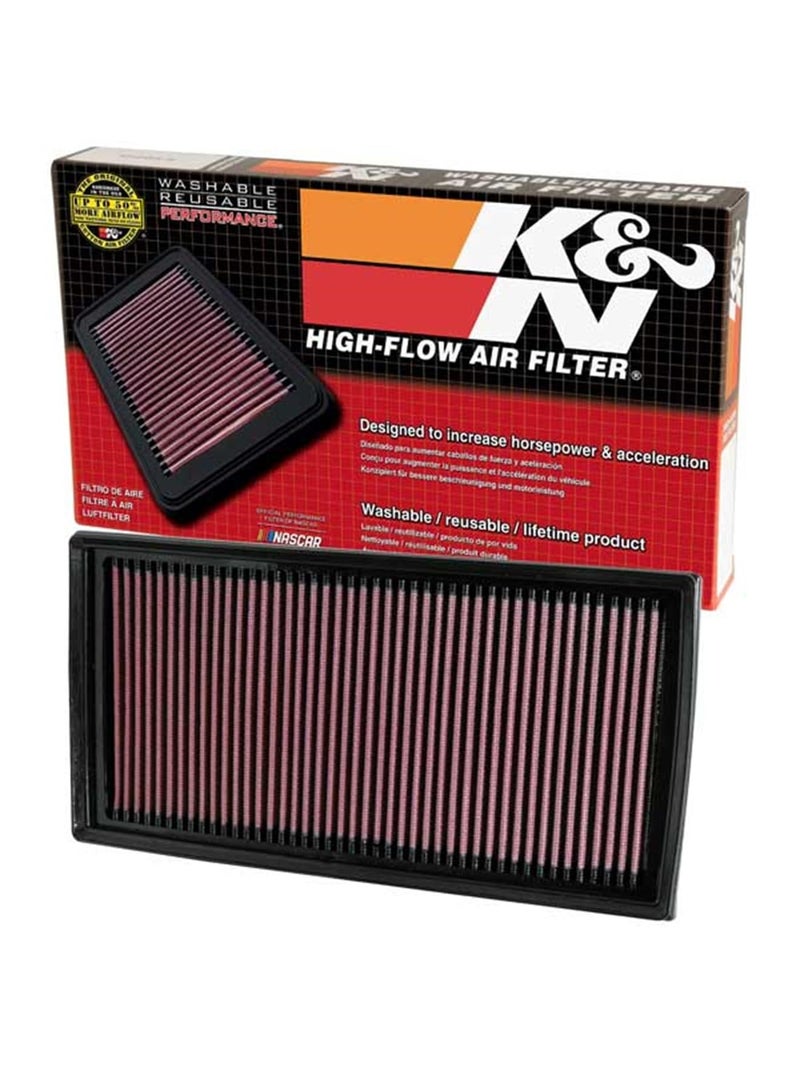 K+N K&N Engine Air Filter: High Performance, Premium Washable Replacement Filter: Compatible With 2006-2015 Mercedes (C63 Amg, E63 Amg, Cls63 Amg, ml63 Amg, Clk63 Amg, Cls63 Amg, R63 Amg, S63 Amg) 33-2405  - Image 1