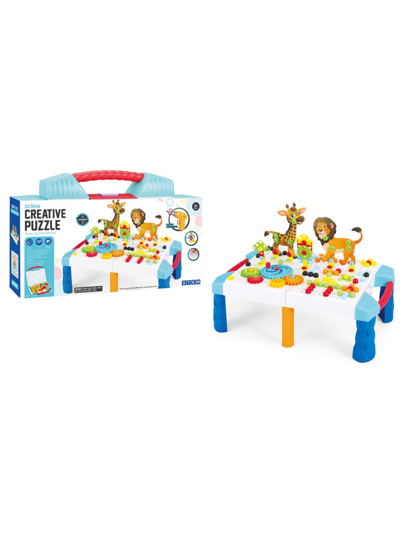 فاميلي طاولة ألعاب تعليمية إبداعية 227 قطعة  23-2020889 - Image 2