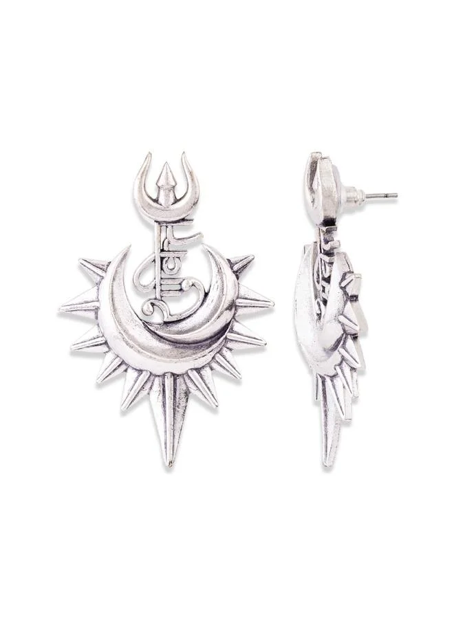 فويلا Aham Brahmasmi Shakti and Trishul Earrings
