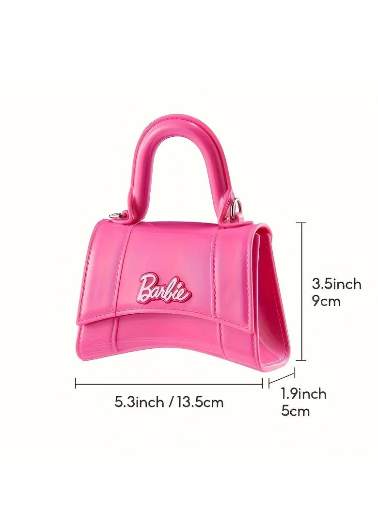 باربي حقيبة يد هلامية وردية صغيرة، إكسسوار أزياء - Image 4