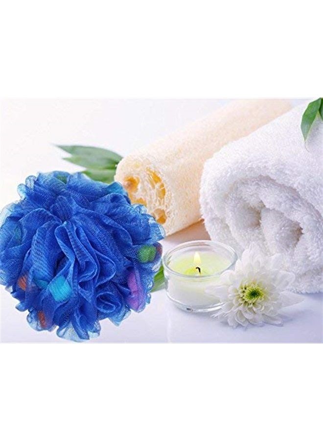 BTYMS Premium Mesh Poufs (65g/pcs) Bath Sponges Shower Loofahs Exfoliating Mesh Puff - Great for Body Wash Pack of 4 - Image 4