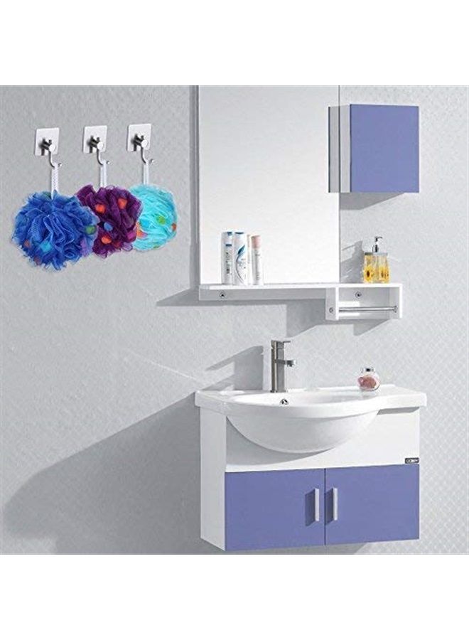 BTYMS Premium Mesh Poufs (65g/pcs) Bath Sponges Shower Loofahs Exfoliating Mesh Puff - Great for Body Wash Pack of 4 - Image 3