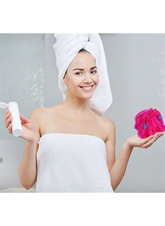 BTYMS Premium Mesh Poufs (65g/pcs) Bath Sponges Shower Loofahs Exfoliating Mesh Puff - Great for Body Wash Pack of 4 - Image 5