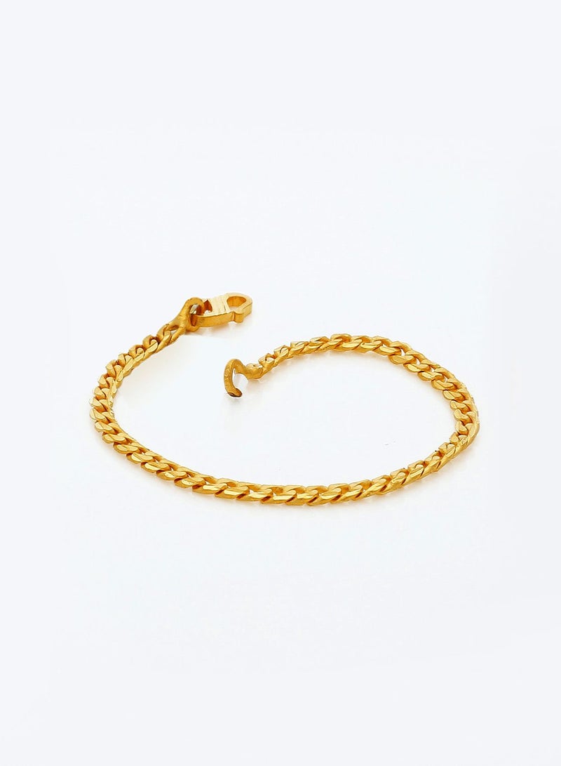Malabar Gold and Diamonds 22 KT 916 Purity Gold Bracelet EMBRHMBB006  - Image 3