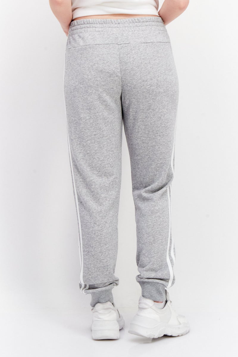 Adidas Women Sportswear Fit Brand Logo Training Sweatpants, Grey - Image 3