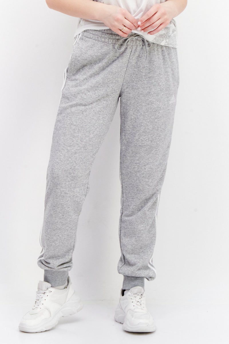 Adidas Women Sportswear Fit Brand Logo Training Sweatpants, Grey - Image 1